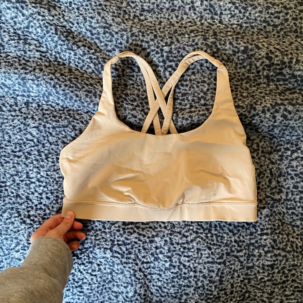 Lululemon Tan/ Neutral Sports Bra